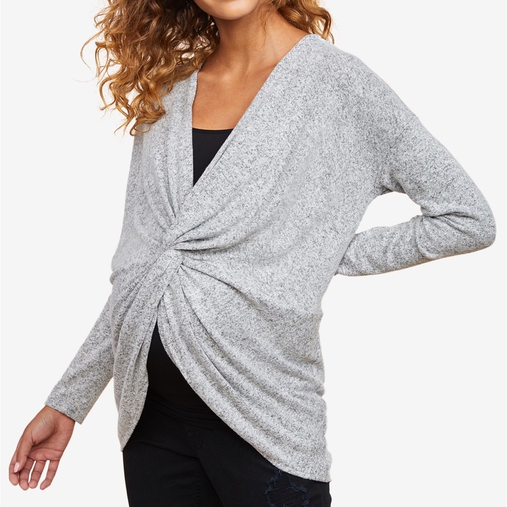Front Twist Maternity Cardigan NEW